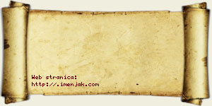 Anđela Jevđenović vizit kartica